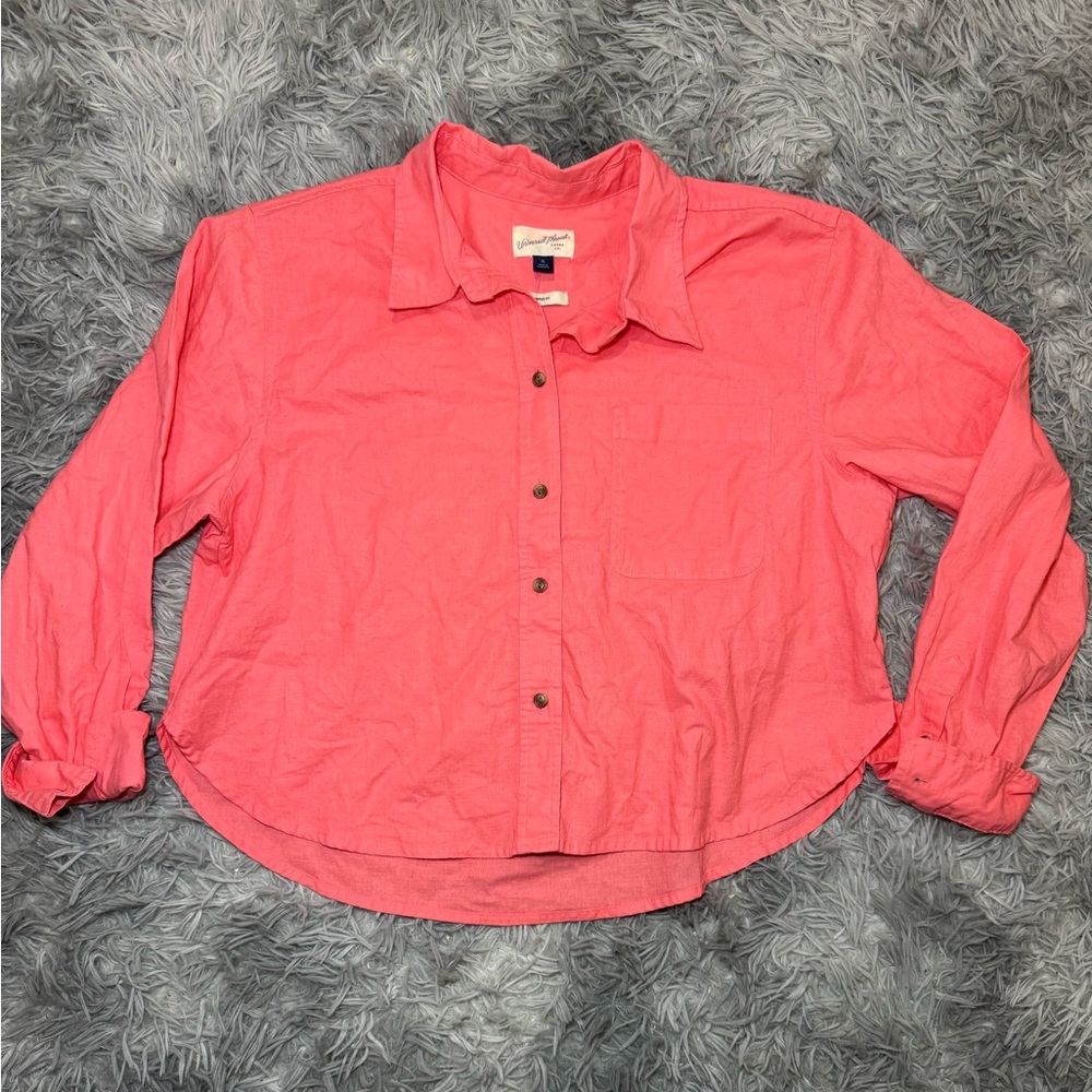 Universal Thread Pink Button Down Shirt